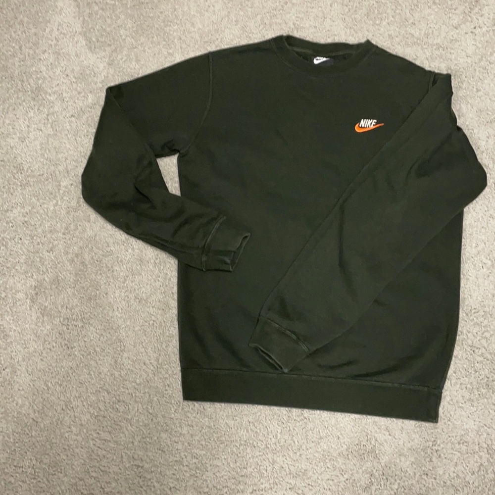 Nike green sweat shirt